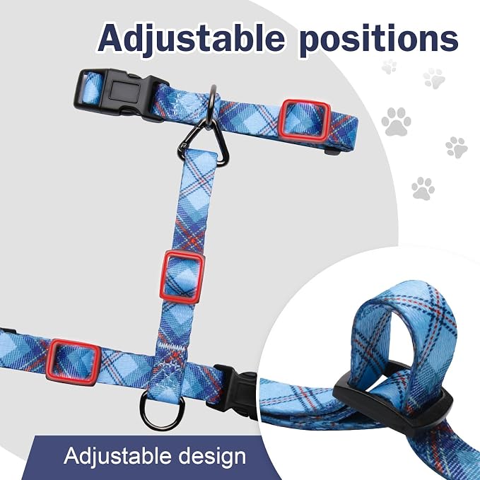 Hikiko Cat Harness and Leash Set Escape Proof Adjustable Walking Travel Soft - Image 2