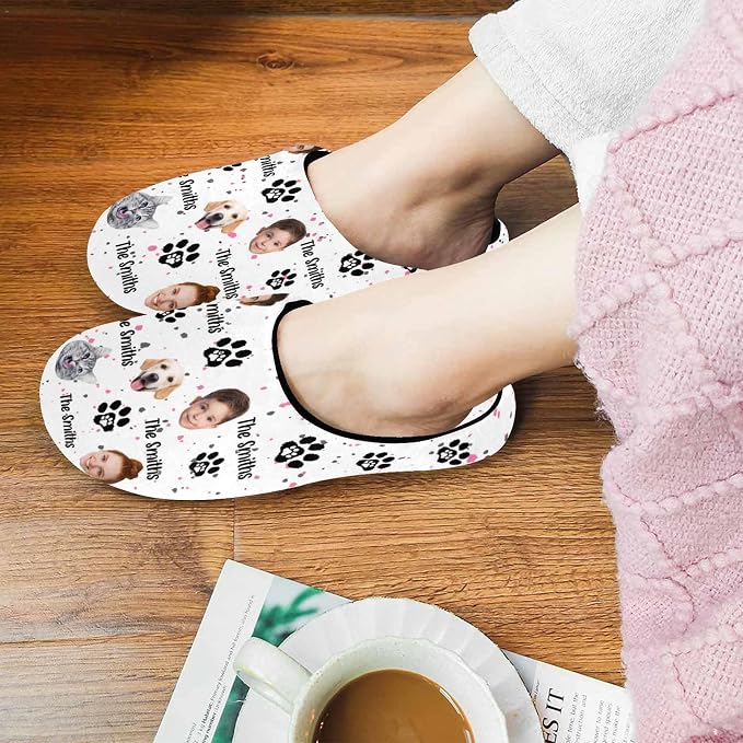 Artsadd Custom Pajamas for Women Men Family, Personalized Face Pjs Pajama Pants - Image 5
