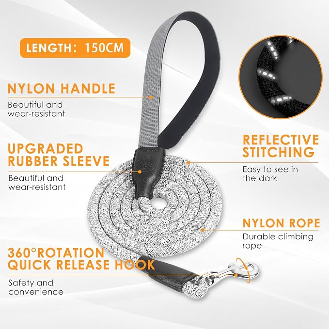 Dog Harness and Leash Set, No Pull Saddle Style Pet Harness, Breathable Mesh - Image 3