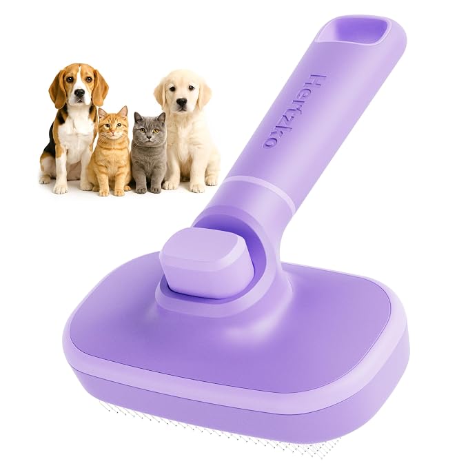 Hertzko Self Cleaning Slicker Brush by Hertzko