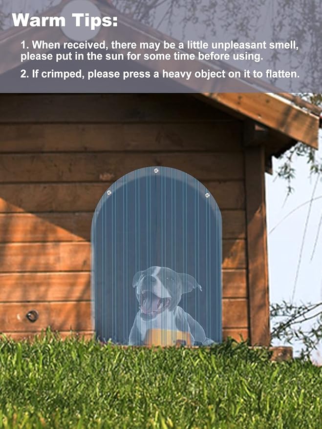 MEWTOGO 15.7 in x 4.9 ft Dog Door Replacement Flaps - Image 6
