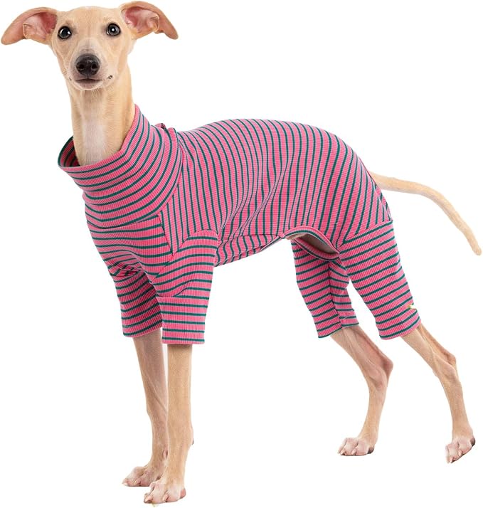 Dog Sweaters for Small Dogs Girls Boys, Striped Pet Sweaters for Fall Winter by Haloumoning