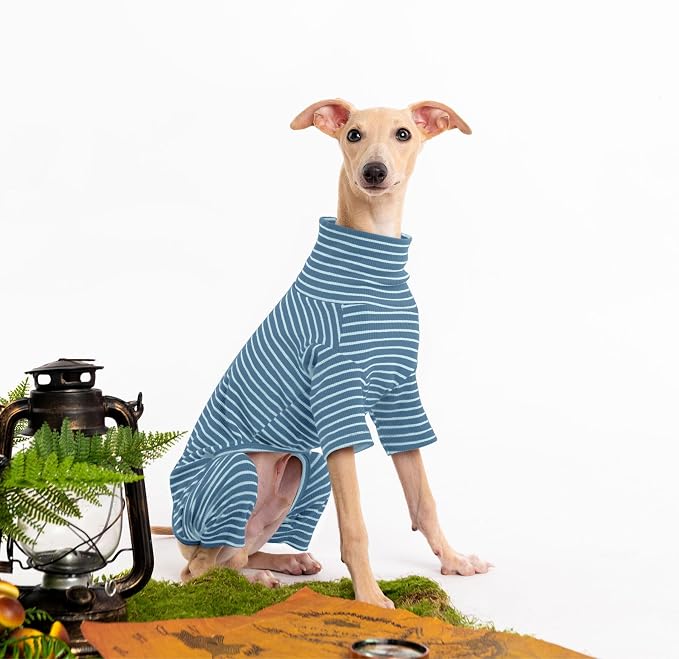 Dog Sweaters for Small Dogs Girls Boys, Striped Pet Sweaters for Fall Winter - Image 3