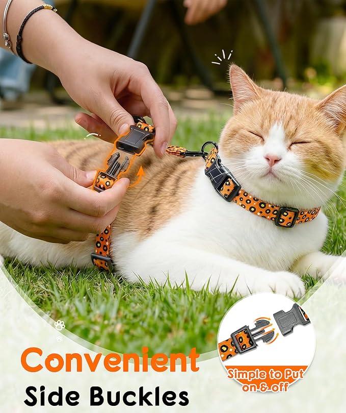 Halypet Cat Harness and Leash Set, Escape Proof 3-in-1 Adjustable Harness - Image 5