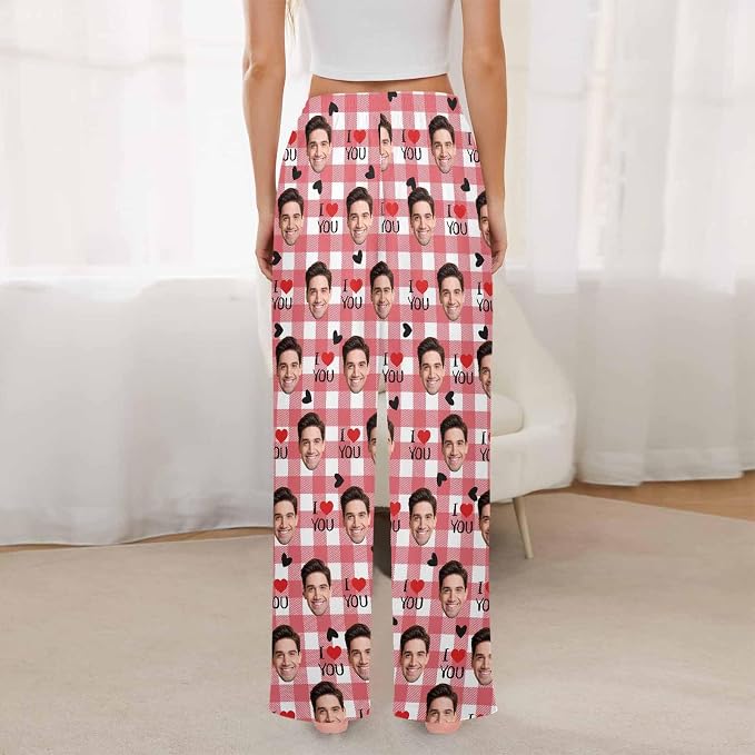 Artsadd Personalized Christmas Pajama Pants Socks - Image 5