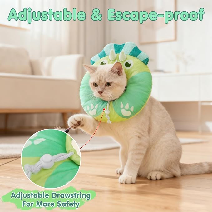 BEAUTYZOO Cat Cone, Adjustable Cat Cone Collar Soft, Cat Recovery E Collars - Image 5