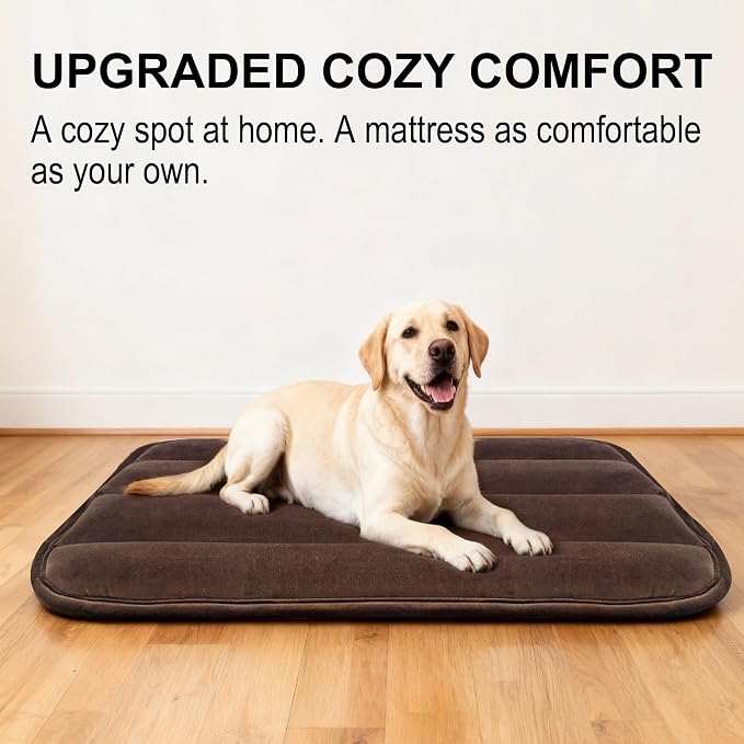 Dog Crate Pad, Ultra Soft & Anti-Slip Kennel Mat, Secure Fit - Image 2