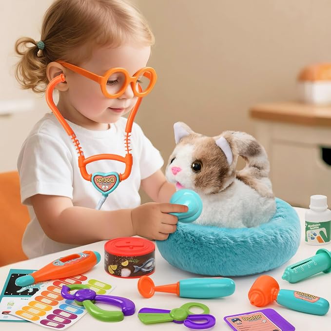 17PCS Interactive Cat Toys for Kids, Toys for 3 4 5 6 7 8 Year Old Girls Kids - Image 6