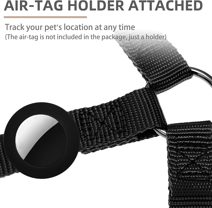 PUPTECK No Pull Dog Harness Soft Adjustable Basic Nylon Step in Puppy Vest - Image 2