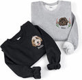 Custom Pet Face Embroidered Sweatshirt From Photo Personalized Dog Or Cat by GiantBigHands