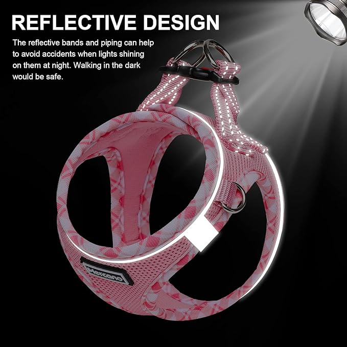 Mercano Soft Mesh Dog Harness and Leash Set, No-Chock Step-in Reflective - Image 6