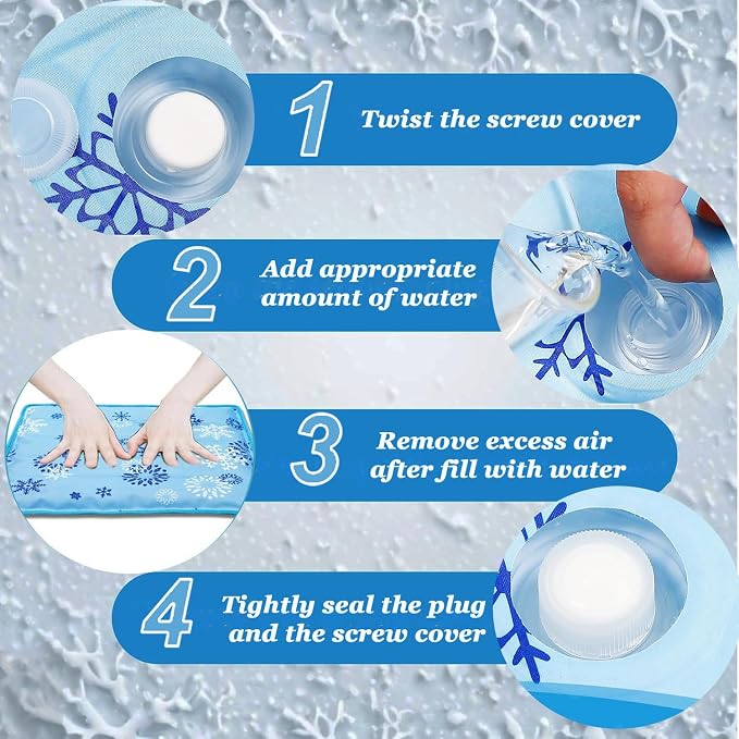 Dog Cooling Mat, Cooling Mat for Dogs & Cat, Provides Instant Relief for Small - Image 4