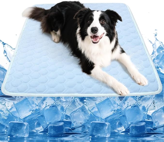 Dog Cooling Mat for Summer Self-Cooling Mat for Dogs & Cats Summer Outdoor Dog by Unknown
