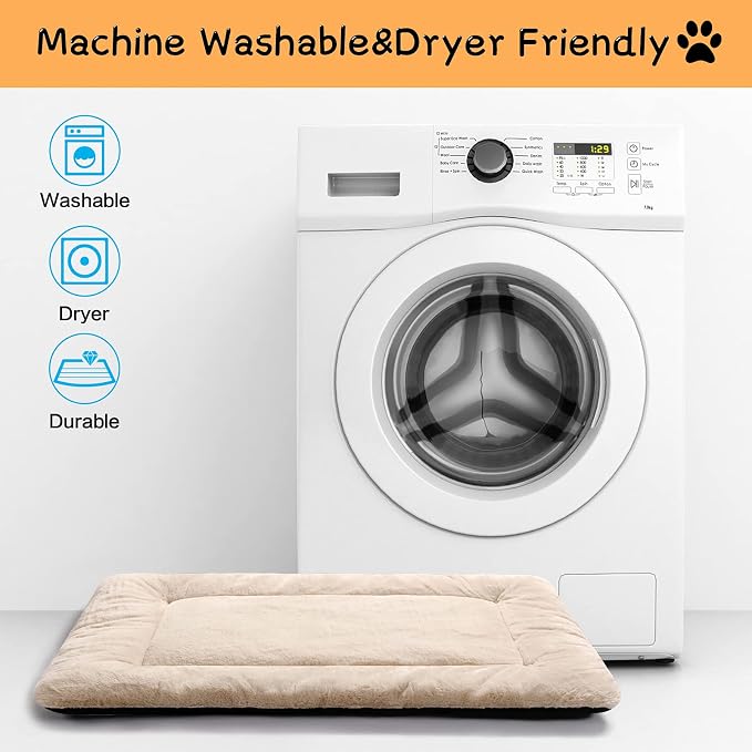 Dog Beds Crate Pad for Large Dogs Ultra Soft Dog Crate Bed Washable & Anti-Slip - Image 5