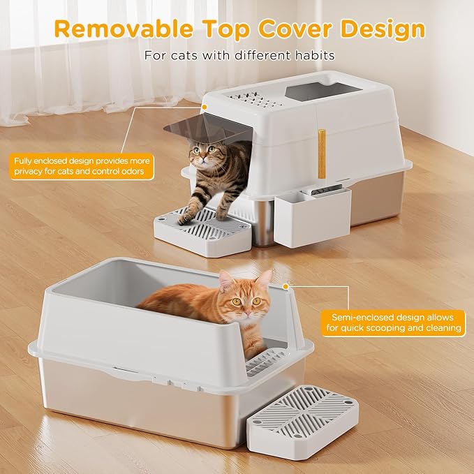 Stainless Steel Litter Box - Image 5
