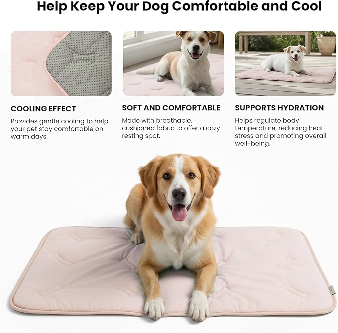 Pet Cooling Mat, Soft Breathable, Portable & Durable Pet Mat - Image 5