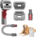 3-in-1 Pet Dog Grooming Attachment Kit, Deshedding Brush Attachment by LAQVITA
