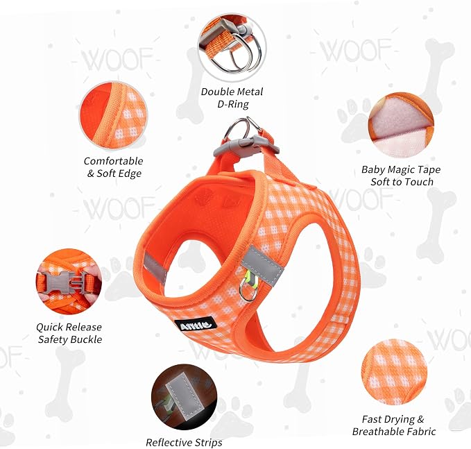 AIITLE Medium Dog Harness – Breathable Mesh - Image 5