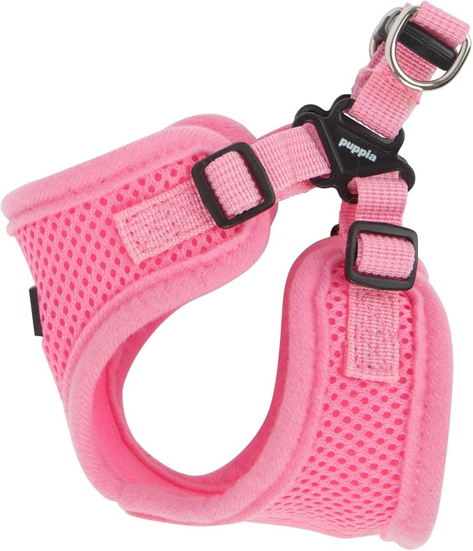 Puppia PARA-HC1533-PK-M Pink Soft Harness C Pet-Vest-Harnesses - Image 2
