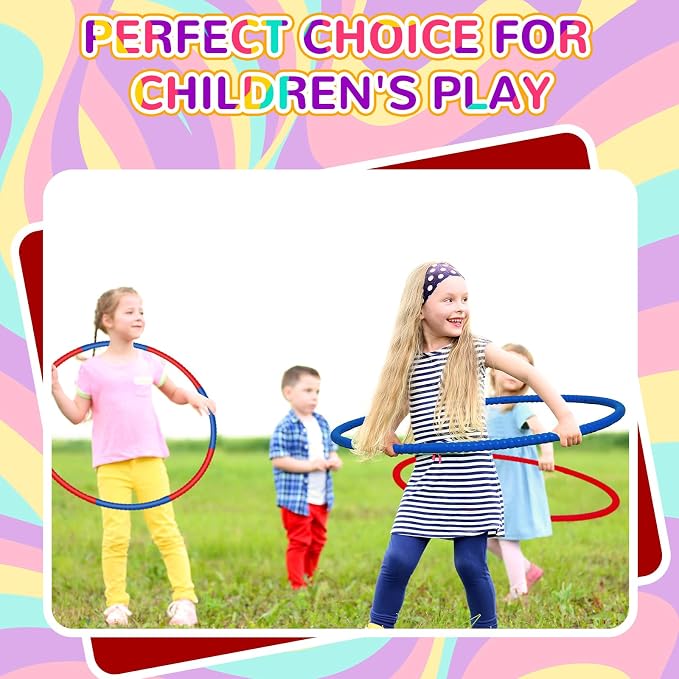 6 Pcs Exercise Hoop Detachable Fitness Rings Adjustable Plastic Toy Fitness - Image 7