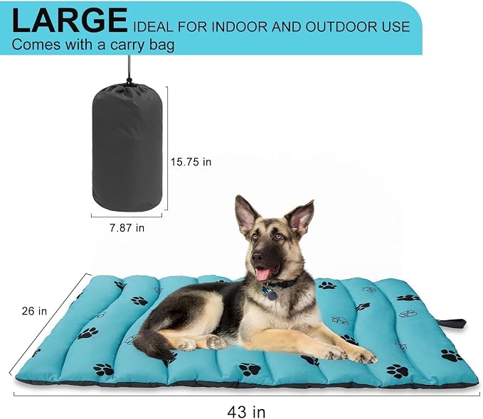 BINGPET Outdoor Travel Dog Bed for Large/Medium Dogs, Portable Waterproof - Image 6