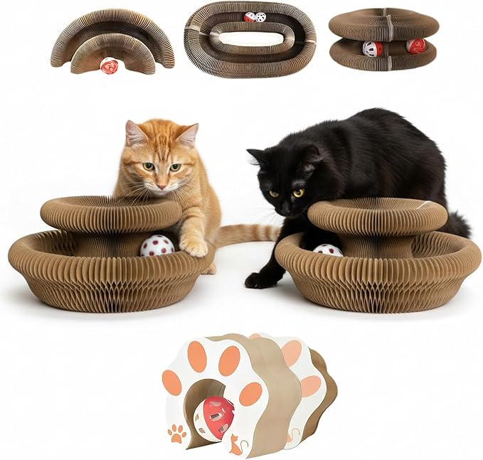 Cat Scratcher Toys for Indoor Cats by BRICKSWAN
