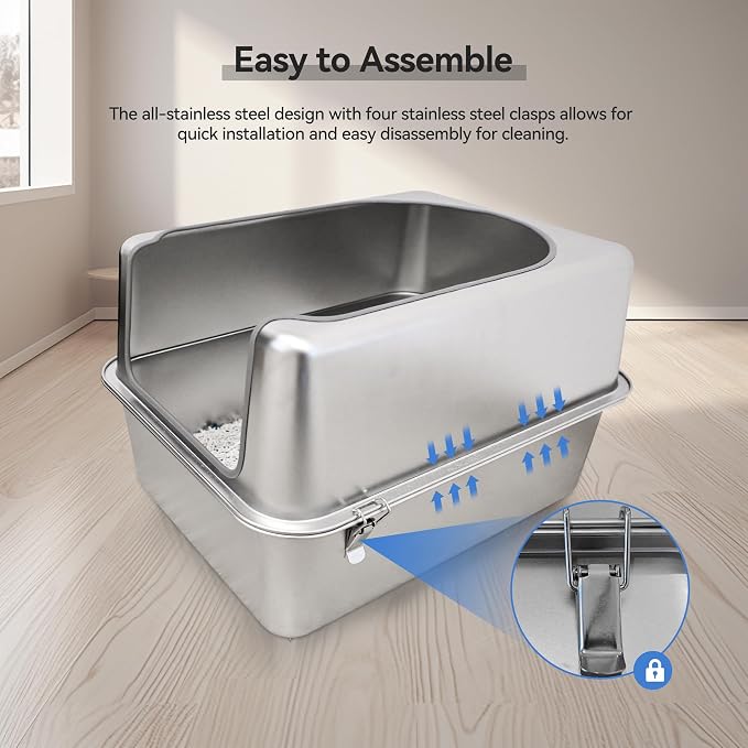 Stainless Steel Litter Box - Image 6