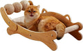3-in-1 Cat Scratcher Bed for Indoor Cats Sisal Scratcher & Hammock Lounge by ERGTFVN