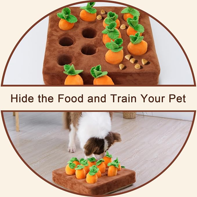 Interactive Dog Toys，Carrot Snuffle Mat - Image 7