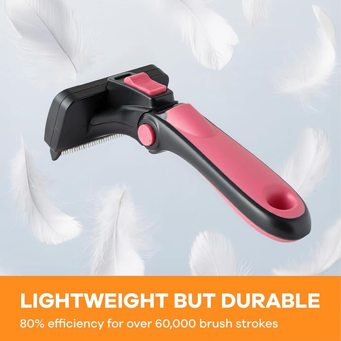 Deshedding Dog Brush for Short/Medium Hair – Gentle Deshedding Tool for Dogs & - Image 7