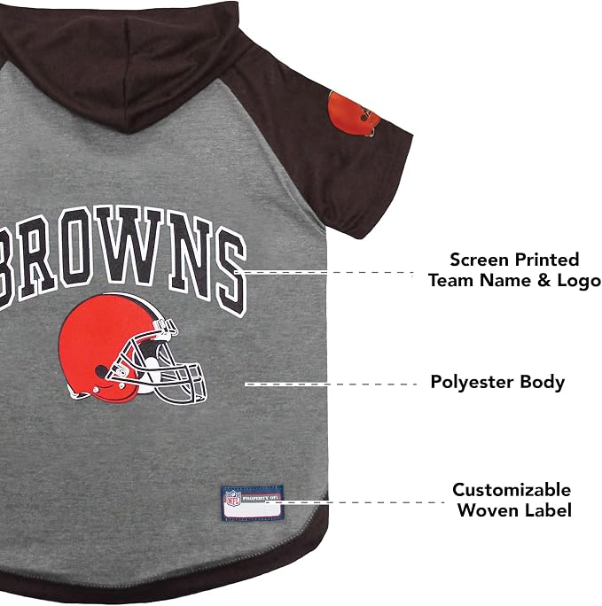 Pets First NFL Cleveland Browns Hoodie - Image 5