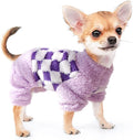Sebaoyu Turtleneck Dog Pajamas for Small Dogs, Fleece Sweater, Winter Cute Tiny by Sebaoyu