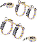 Halypet 2-Pack Cat Harness and Leash Set, Escape Proof 3-in-1 Adjustable Harness by DOMoreWithYourPet