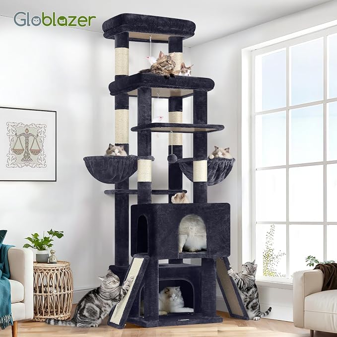 Globlazer Heavy Duty Cat Tree 78 inch Sturdy Cat Tower - Image 7