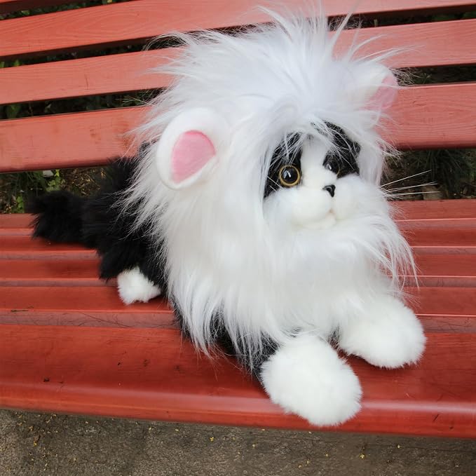 Lion Mane Wig for Cat, Funny Pet Cat & Puppy Costumes for Halloween & Christmas - Image 6