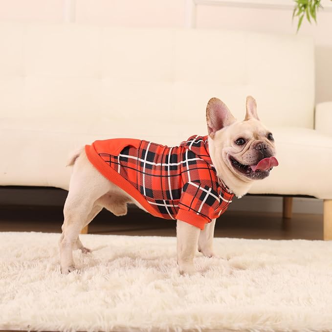 EXPAWLORER Plaid Dog Hoodie - Image 8
