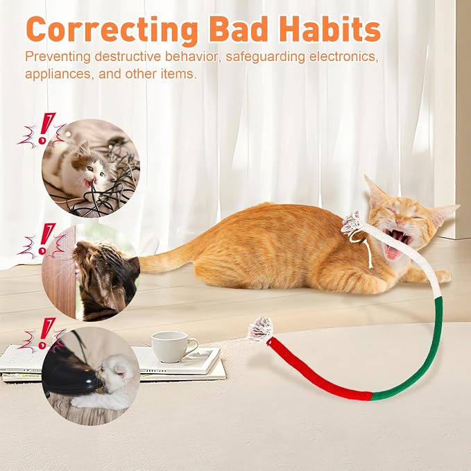 3 PCS XL Cat Toys Chew Ropes, 27.56 Inches Cat Chew Rope Toy - Image 4