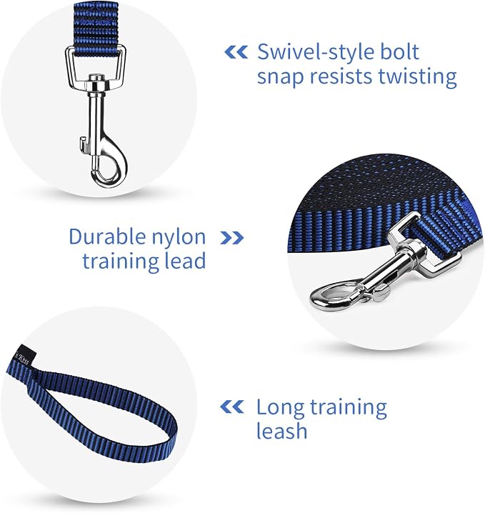 Hi Kiss Dog/Puppy Obedience Recall Training Agility Lead - 15ft 20ft 30ft 50ft - Image 3