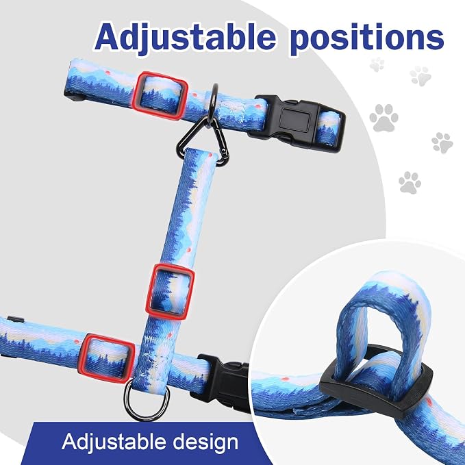 Hikiko Cat Harness and Leash Set Escape Proof Adjustable Walking Travel Soft - Image 2