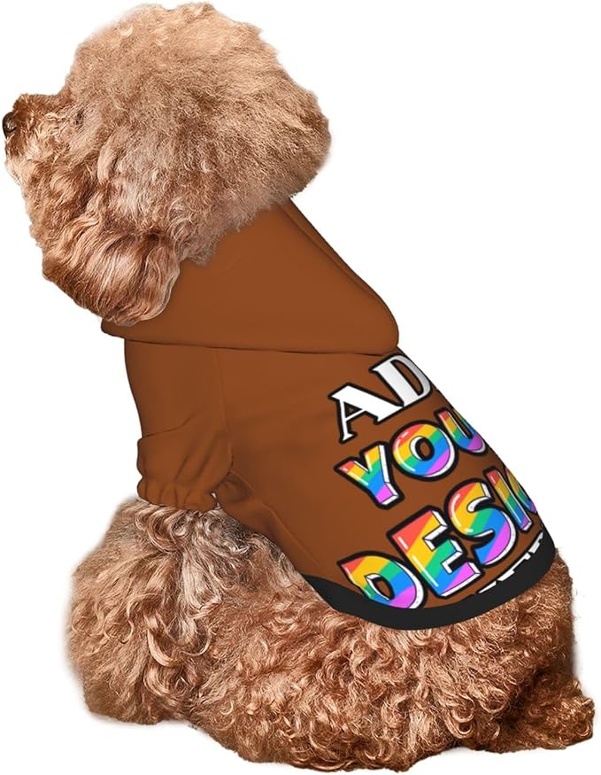 Personalized Dog Hooded Sweatshirt, Custom Pet Pullover Hoodie Design Your Own - Image 7
