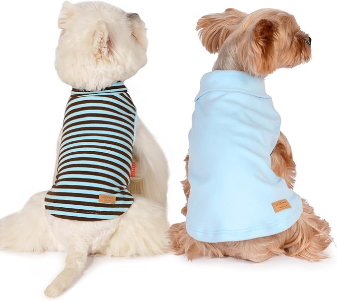 KYEESE 2Pack Dog Sweater Warm Pet Coats Pullover Dog Sweaters by KYEESE