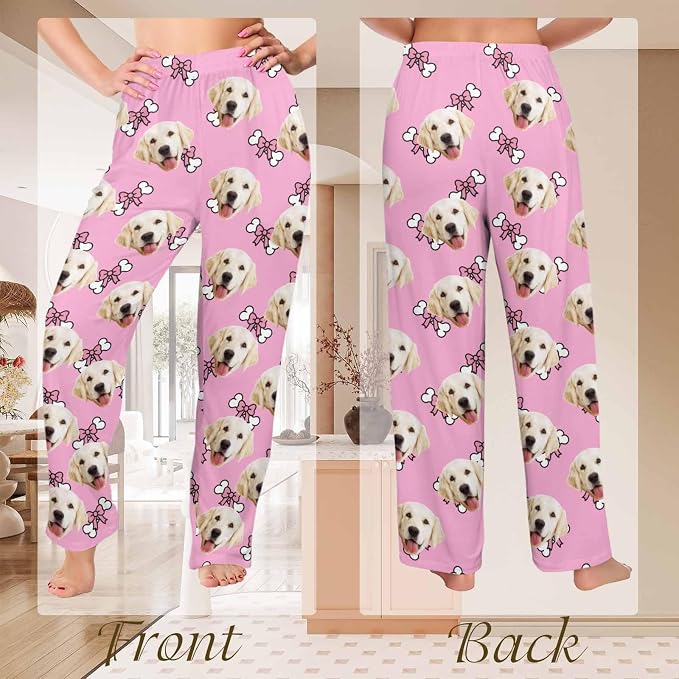 Custom Couple Pajama Pants Sock - Image 5