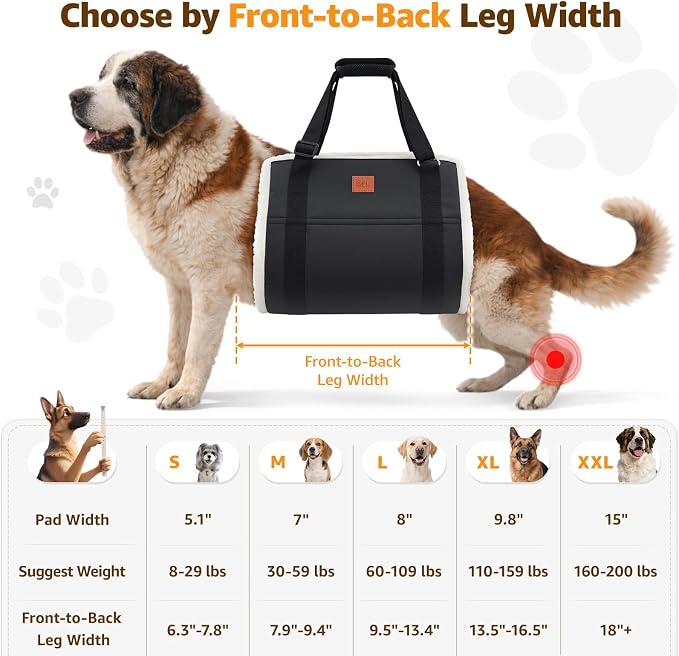 Adjustable Dog Lift Harness Dog Sling - Image 4