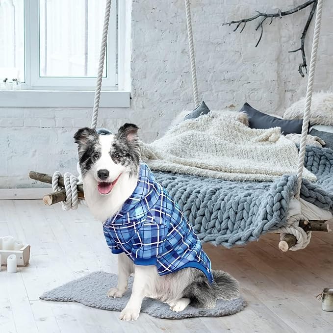 EXPAWLORER Plaid Dog Hoodie - Image 6