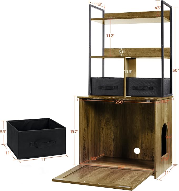 Dwanton Litter Box Enclosure - Image 5