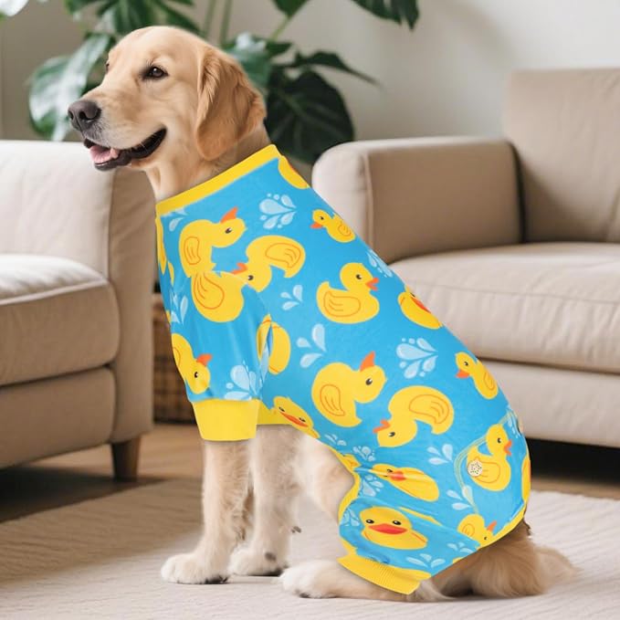 KYEESE Dog Pajamas Comfy Dog Pajamas Medium Sized Dogs Comfy Pet Onesie Costume - Image 4