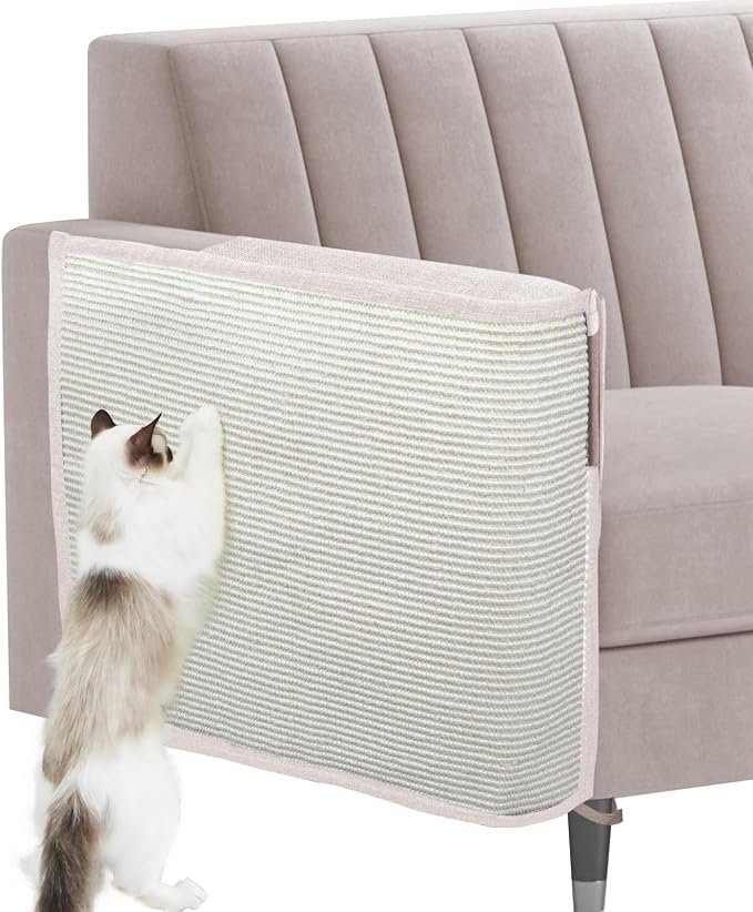 Cat Scratch Sofa Protector, 27.6”L*19.6“W Cat Scratch Furniture Protector Pad by Oroonoko