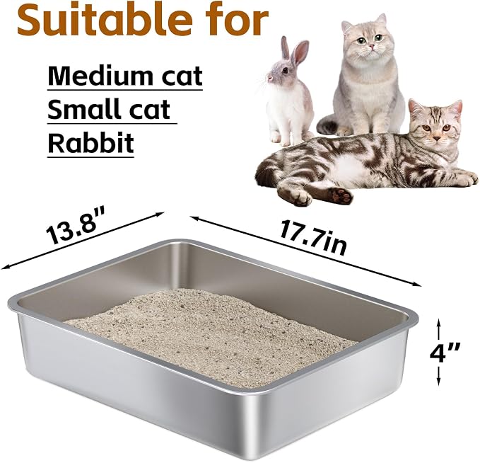 Stainless Steel Litter Box - Image 2
