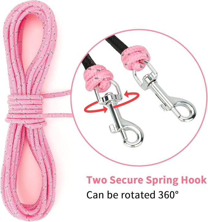 Rypet Reflective Cat Long Leash 15 FT Escape Proof Walking Leads Yard Long - Image 4
