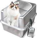 Stainless Steel Litter Box by Aothey